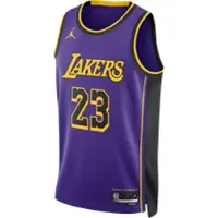 Jordan NBA LA Lakers James #23 Swingman Jersey, lila
