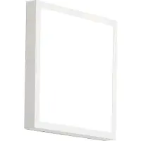 Orion LED vägglampa Vika, Vitt / opal, Vardagsrum / matsal, Aluminium / grå / zink, Modern, LED-taklampa