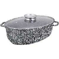 Klausberg Bakform 8 l stekpanna, grå marmor,