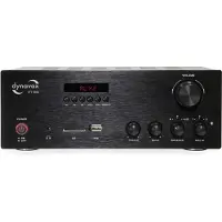 Dynavox VT-80 Stereoförstärkare 2 x 160 W Svart Bluetooth, USB