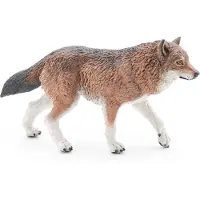 Papo 50283 - Figur - Varg, Flerfärgad