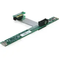 DeLOCK Riser Card PCI Express x1 with Flexible Cable - Kort för stigare