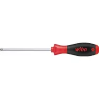 Wiha Kugelkopf-Schraubendreher 6x125mm 6kant Soft-Finish Verkstad Insexnyckel-skruvmejsel Nyckelvidd (metrisk): 6 mm Klinglängd: 125 mm Mått - Längd: 243 mm