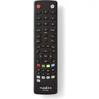 Nedis Universalfjärrkontroll | Förprogrammerad | 4 Enheter | Amazon Prime / Disney + Button / Google Play Knapp / Netflix Knapp / Youtube Knapp | Infraröd | Svart