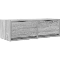 vidaXL TV-bänk grå sonoma 80x31x25,5 cm konstruerat trä