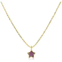 Edblad Star Sparkle barn halsband Pink guldfärgad 127610