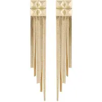 Sno of sweden Tina square tassel guldfärgade örhängen 1337-6500257