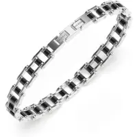 GUESS Race silverfärgat armband JUMB04409JWSTGMT/U