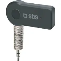 SBS TECARBTRECEIVERK, 3,5 mm, A2DP, AVRCP, HFP, HSP, 10 m, Svart, Batteri, 45 mAh