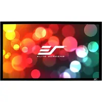 Elite Screens Elite SableFrame ER120WH1 - Projektorduk - väggmontering - 120 (305 cm) - 16:9 - CineWhite - sammetssvart