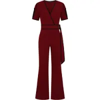 HotSquash Jumpsuit vinröd / svart