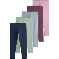 Next Leggings marinblå / pastellgrön / cyklamen / rosa