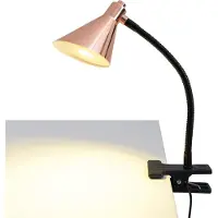 Naeve Klämlampa JANITA, Svart, Vardagsrum / matsal, Metall, Modern, Klämlampa