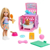 Barbie Chelsea-docka Med Hund Och Bärväska