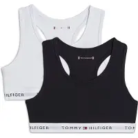 Tommy Hilfiger 2 Pack Signature Unpadded Racerback Bralettes