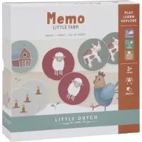Memoryspel - 40 Delar - Liten Farm - - One Size - Memoryspel