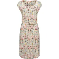 Ragwear Klänning 'Lilithe Ikat' beige / senap / petrol / körsbärsröd