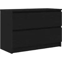 vidaXL TV-bänk svart 80x35x54 cm konstruerat trä