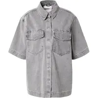 ONLY Blus grå denim