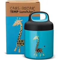 Carl Oscar Termomatlåda - 300 ml - TEMP Lunchburk - Turkos m. Ge - - One Size - Matlåda