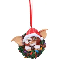 Nemesis Now Gremlins: Gizmo in Wreath Hanging Ornament 10cm