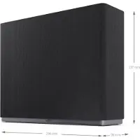 Sharp AQUOS CP-AWS0101 - Subwoofer - trådlös - Wi-Fi - 45 Watt - grå