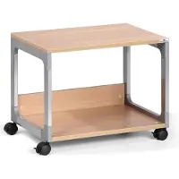 Durable Multiboard System Multi Trolley 48 metallic silver / bok med hjul