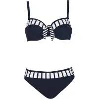 Sunflair Bikini marinblå / vit