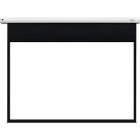 Optoma DE-1109EGA - Projektorduk - takmontering, väggmontering - motoriserad - 109 (277 cm) - 16:10 - Glass-fibre Matte White