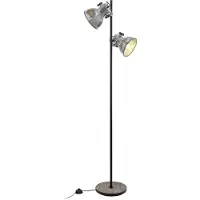 Eglo Golvlampa Barnstaple, Svart, Vardagsrum / matsal, Metall, Industriell design, Golvlampa