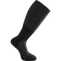 Woolpower Socks Skilled Knee High 400 Dark Grey/Black