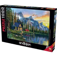 AnaTolian Sunset Cabin Jigsaw Puzzle 1000st