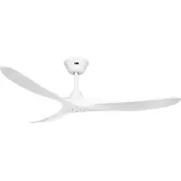 CasaFan ECO GENUINO 152 MW-MW Takfläkt 16.6 W (Ø x H) 1520 mm x 285 mm Matt vit med fjärrkontroll, Vinterdrift