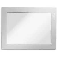 Durable DURAFRAME MAGNETIC - Dokumenthållare - för A6 - magnetisk - silver (paket om 5)