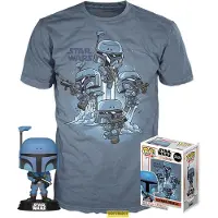 Funko POP! Stjärnornas Krig Och Kortärmad T-shirt Mandalorian