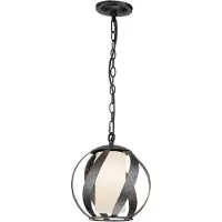 Quintiesse Hänglampa Blacksmith, dimbar, Svart, Hall, Metall, Pendellampa