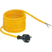 Gifas Electric 112735 Anslutningskabel Ström Gul 3 m