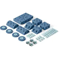 Modu Drömmare Set - 34 Delar - 70x40x20 cm - Deep Blue/Sky Blue - - One Size - Tumlingdjur