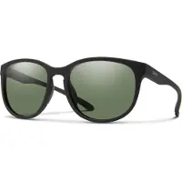 Smith Lake Shasta Matte Black Solglasögon cp polarized grey green