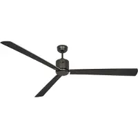 CasaFan ECO NEO III 180-4 BZ-WN/SI WiFi Flügel Wenge/silber Takfläkt 28 W (Ø x H) 180 cm x 360 mm Brons med fjärrkontroll, Timer, Vinterdrift, Appstyrd
