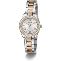 GUESS Analog klocka 'Mini Luna' roséguld / svart / silver