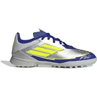 Adidas Fotbollsskor - F50 Liga TF J Messi - Silv - - 34 - Fotbollsskor – Grus