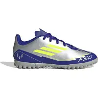 Adidas Fotbollsskor - F50 Klubb TF J Messi - Silvmt - - 33 - Fotbollsskor – Grus