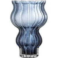Bloomingville Zanna vas, blå, glas