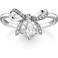 Thomas Sabo True Romance silver with bow rosettring TR2481-643-14-56
