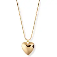 Sparv Mellow Heart halsband guldfärgat 3200101