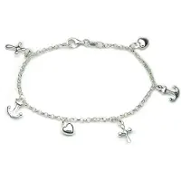 None Tro Hopp Kärlek silver armband R241-18.5