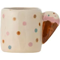 Bloomingville MINI Creamy kopp, natur, stengods