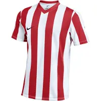 Nike Matchtröja Dri-FIT Striped Division V - Vit/Röd/Svart, storlek Medium
