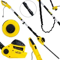 Powermat elektriska häcksaxar på förlängningsskaft 51 cm (1)